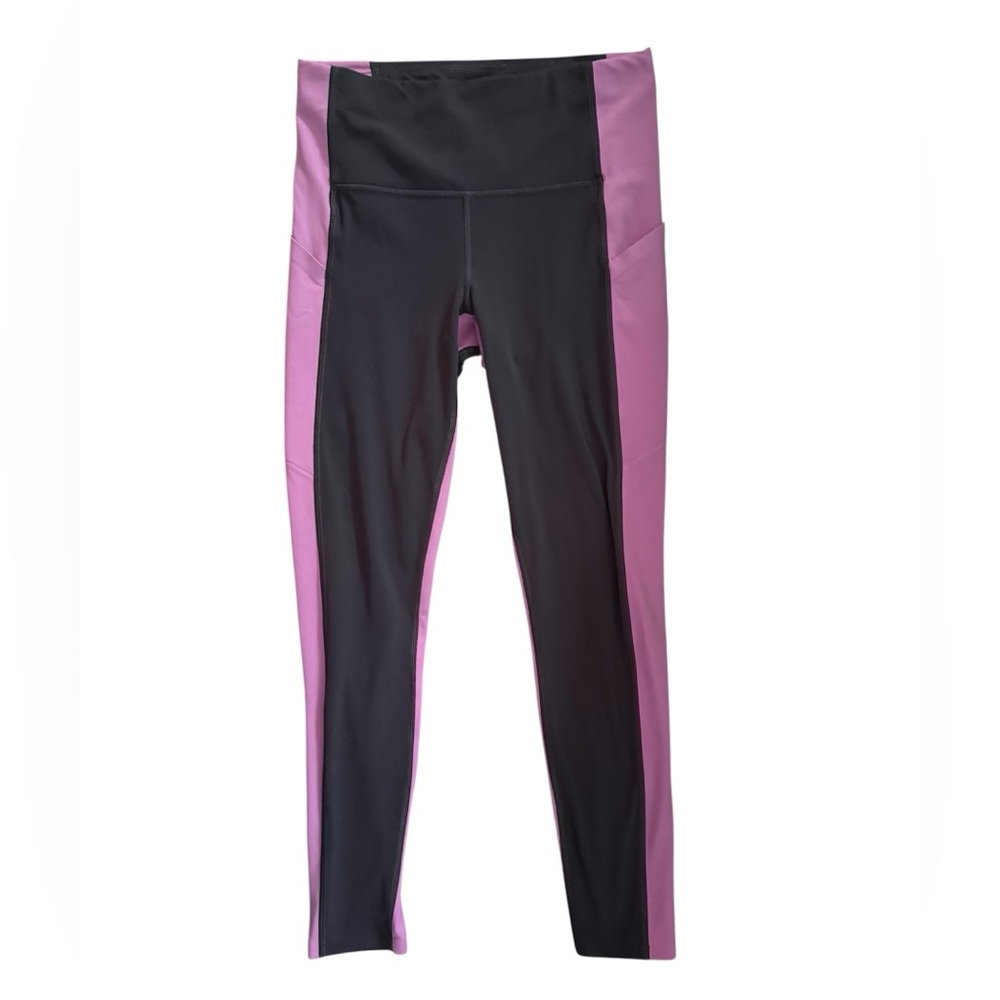 Athleta Yin 7/8 tight in Spring Night/Violet Blush small - Picture 2 of 3